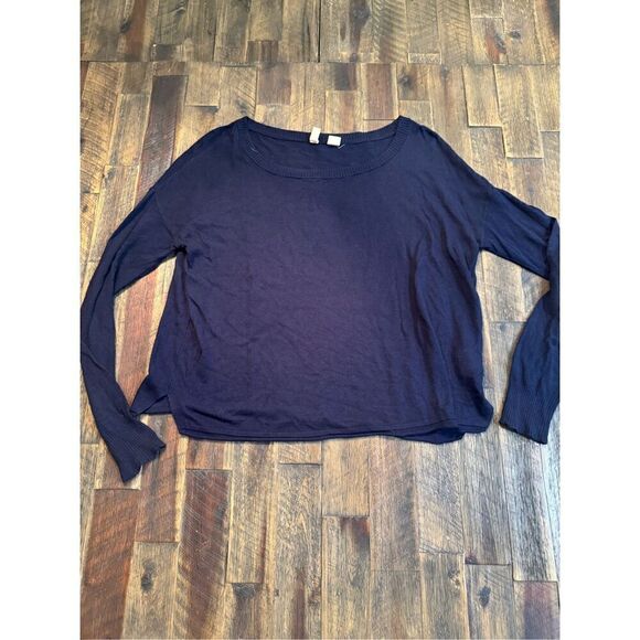 Moth Anthropologie cashmere blend sweater size small blue - Picture 1 of 7